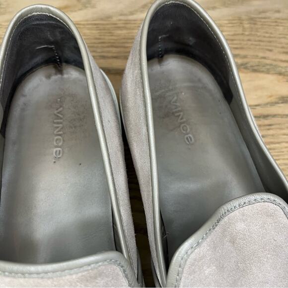 Vince Brenden Suede Slip-On Platform Sneaker Taupe Women’s Size 10 - Picture 7 of 11